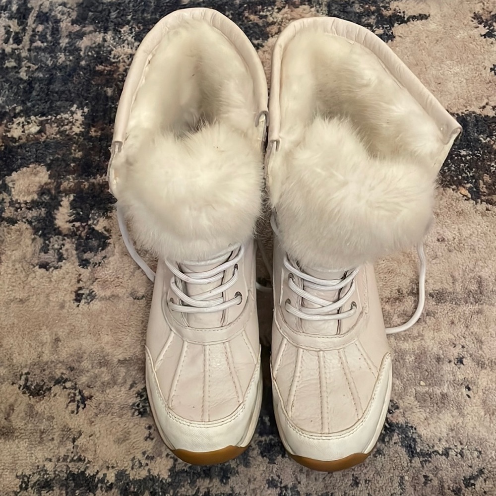 White Ugg boots